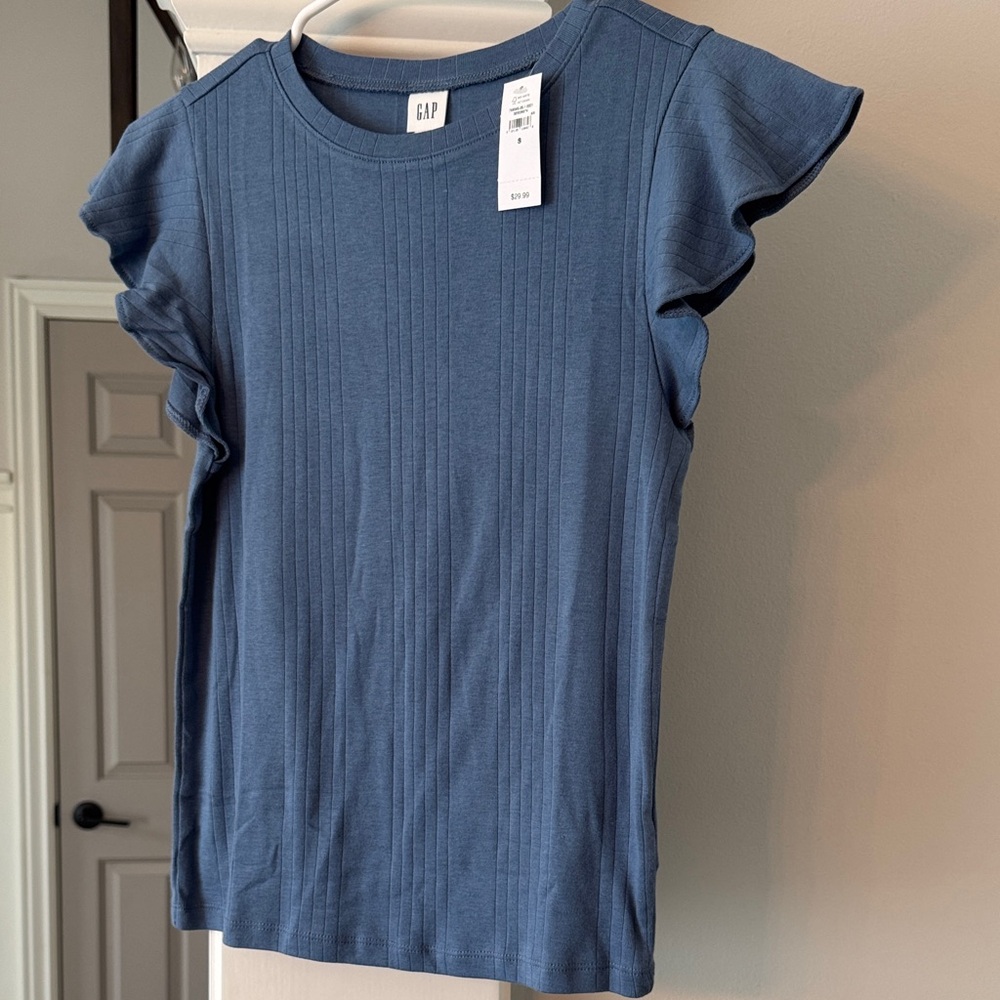 NWT! GAP Women's Short Sleeve Top in Blue